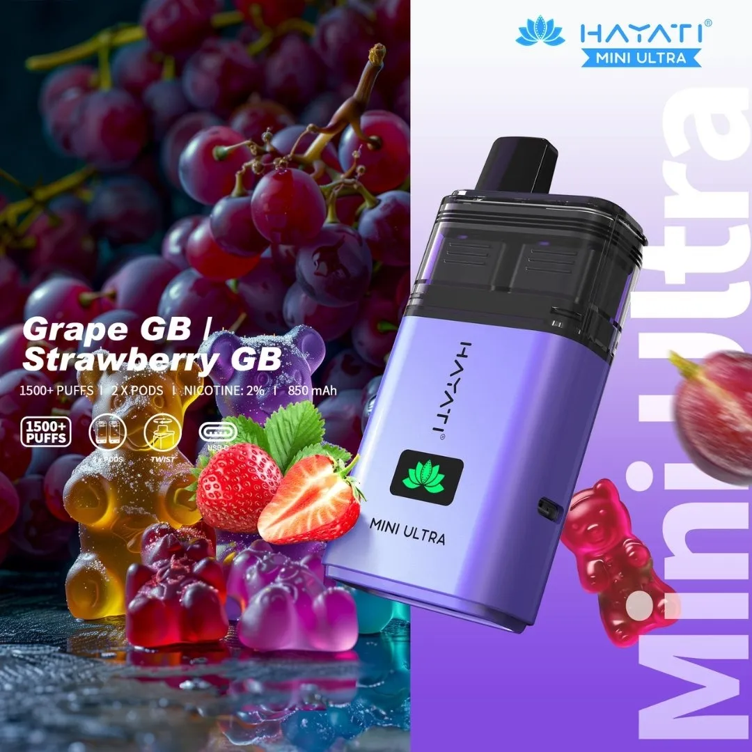 Hayati Mini Ultra 1500 Puffs Prefilled Vape kit