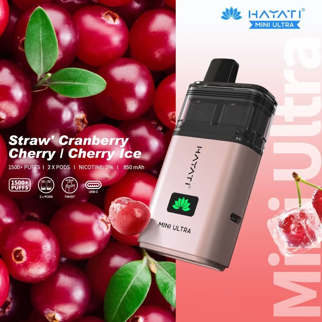 Hayati Mini Ultra 1500 Puffs Prefilled Vape kit