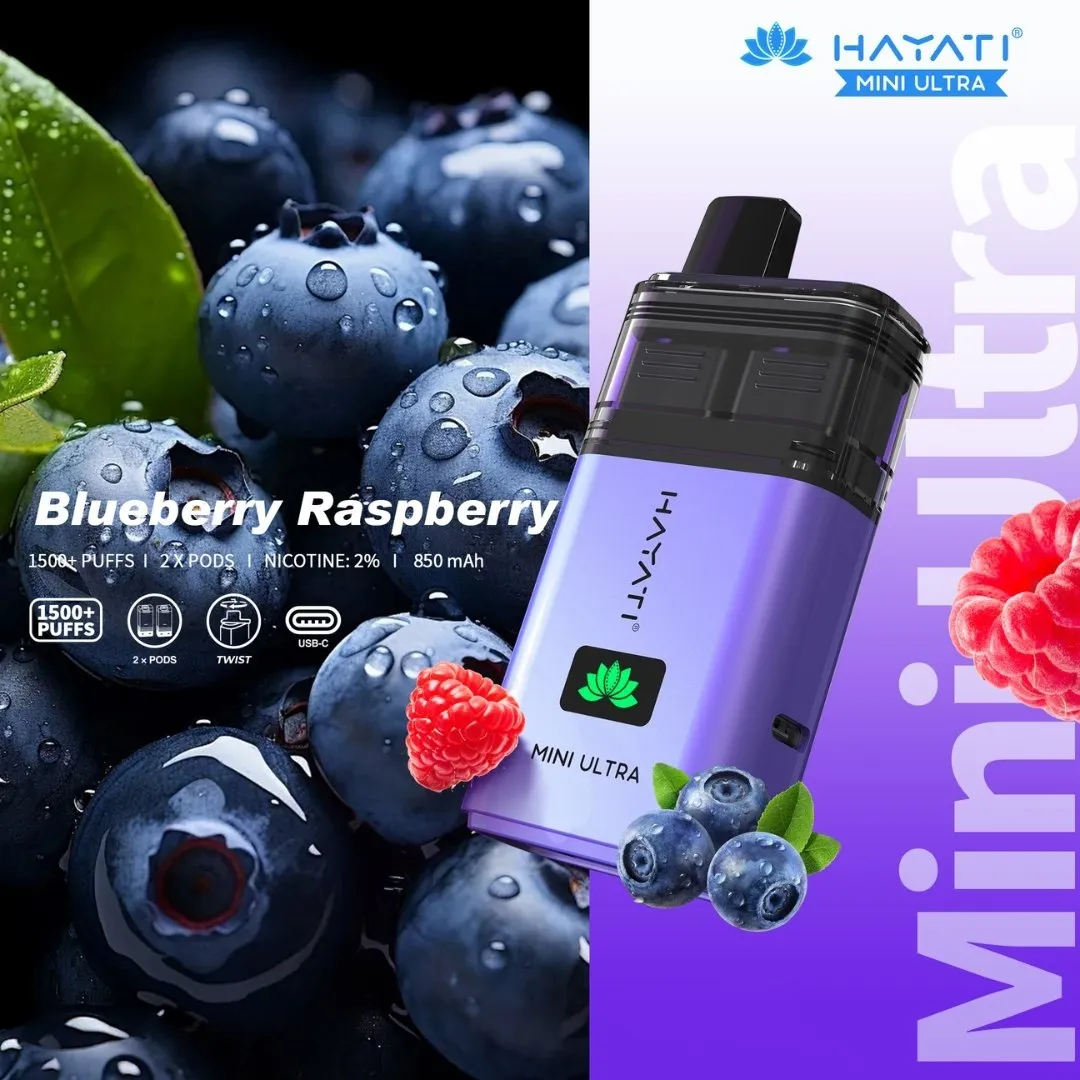 Hayati Mini Ultra 1500 Puffs Prefilled Vape kit