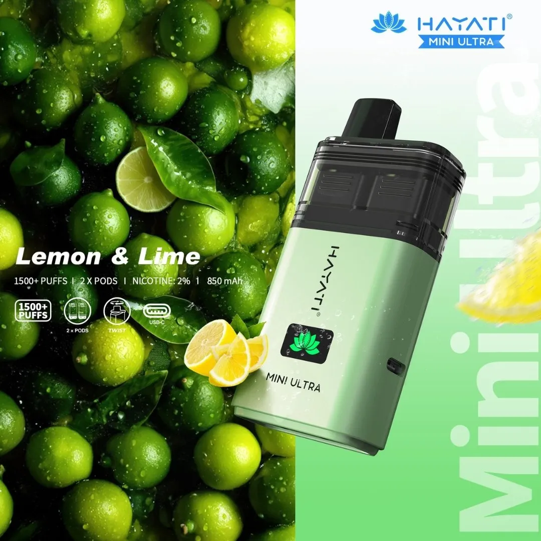 Hayati Mini Ultra 1500 Puffs Prefilled Vape kit