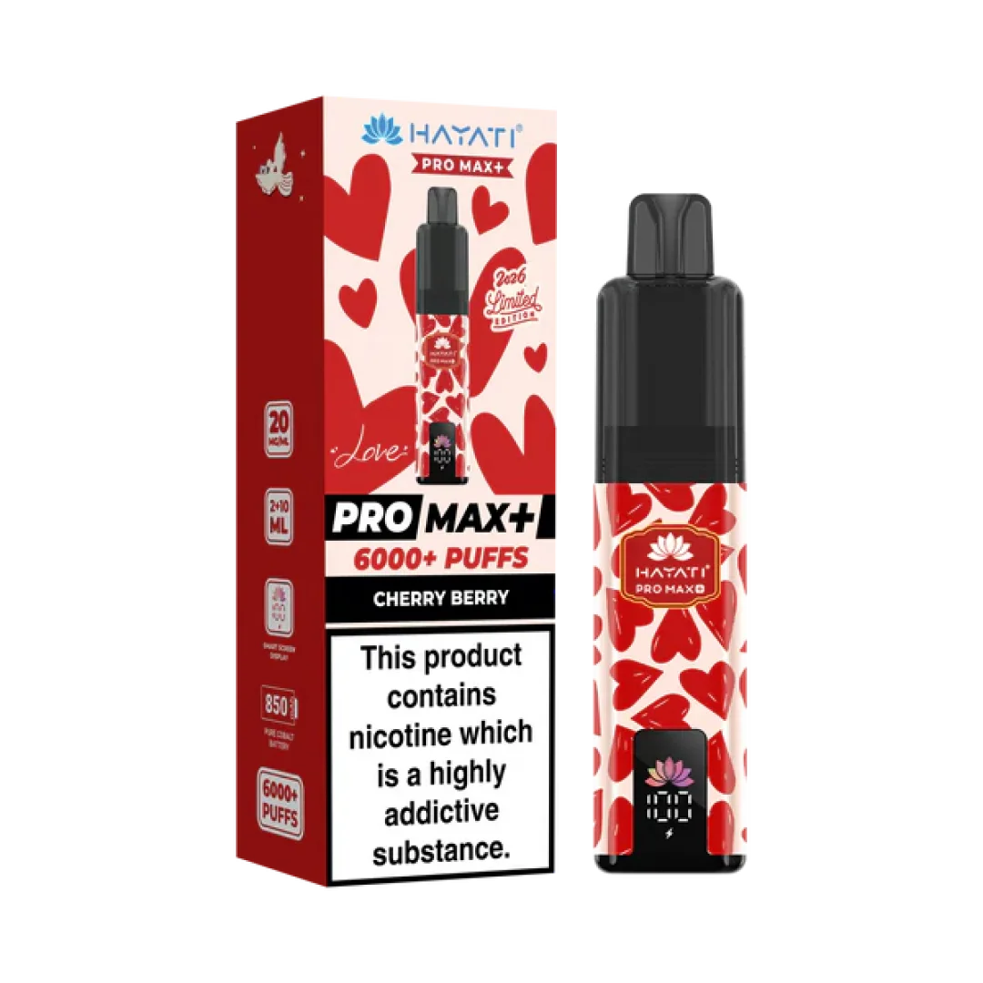 Pre Order: Hayati Pro Max+ 6000 Puffs Kit - Valentine’s Limited Edition