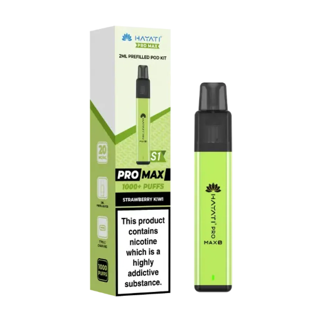 Hayati Pro Max S1 1000 Puffs Prefilled Pod Kit