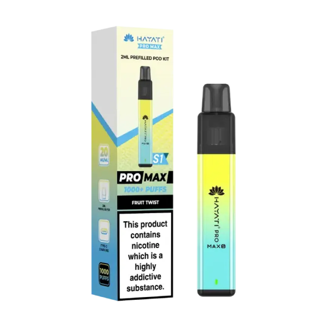 Hayati Pro Max S1 1000 Puffs Prefilled Pod Kit