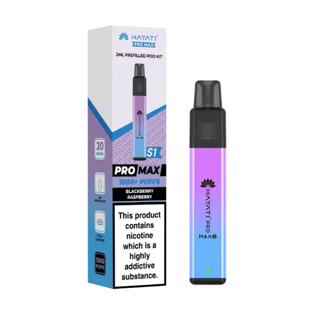 Hayati Pro Max S1 1000 Puffs Prefilled Pod Kit