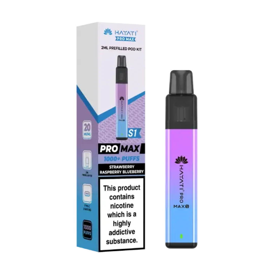 Hayati Pro Max S1 1000 Puffs Prefilled Pod Kit