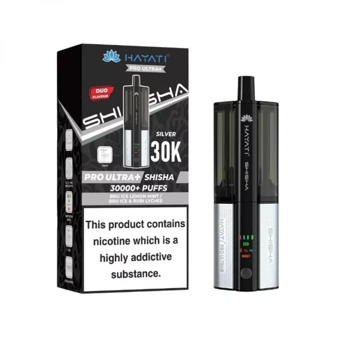Pre-Order : Hayati Pro Ultra+ Shisha 30K Puffs Vape Kit