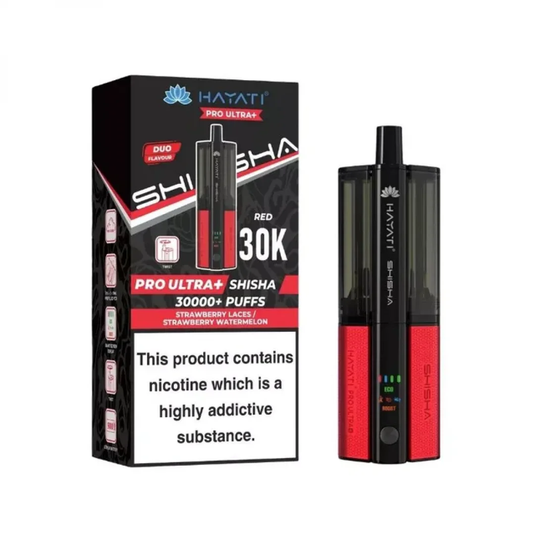 Pre-Order : Hayati Pro Ultra+ Shisha 30K Puffs Vape Kit