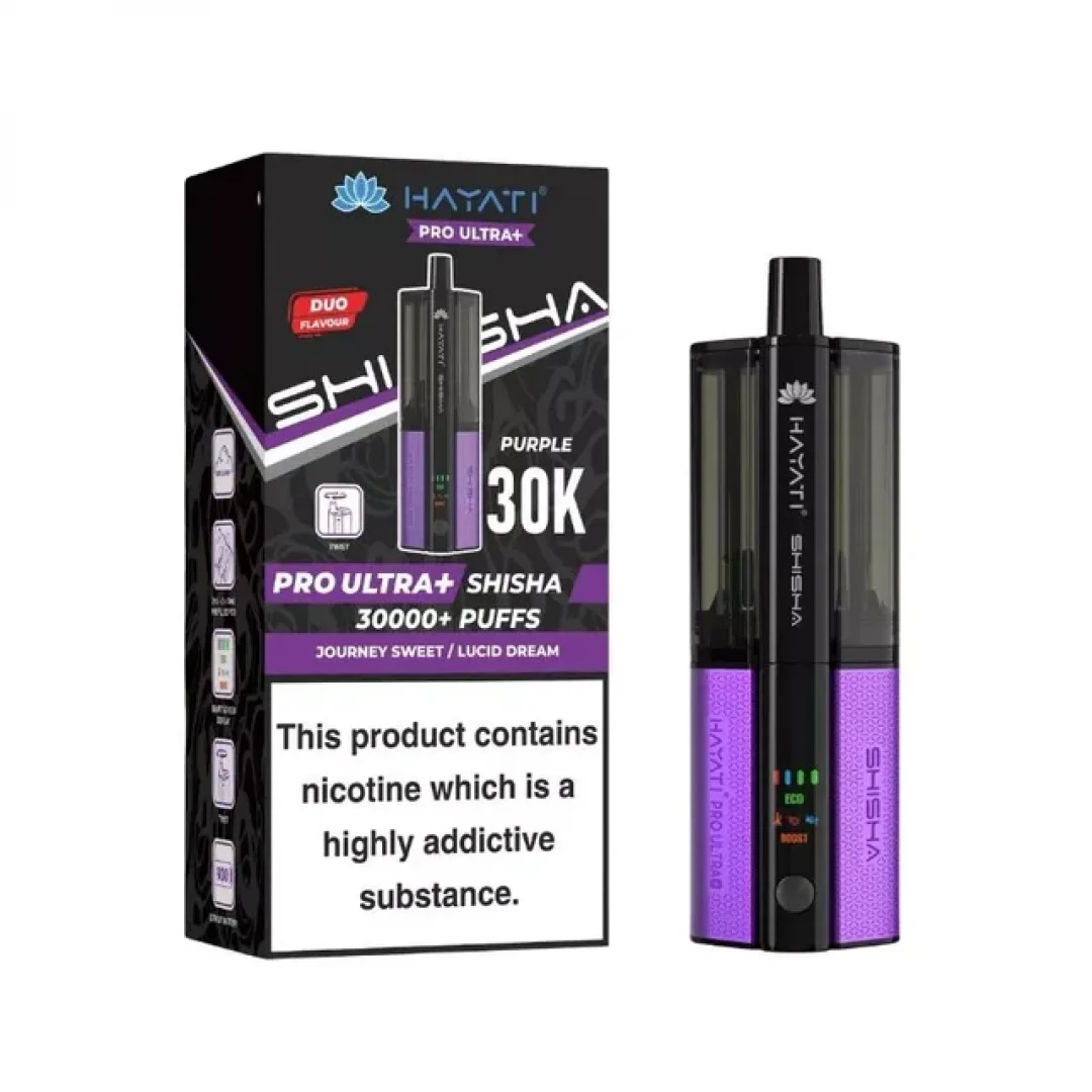 Pre-Order : Hayati Pro Ultra+ Shisha 30K Puffs Vape Kit