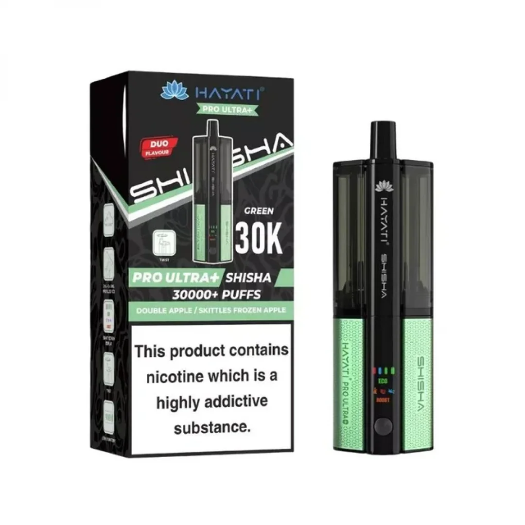 Pre-Order : Hayati Pro Ultra+ Shisha 30K Puffs Vape Kit