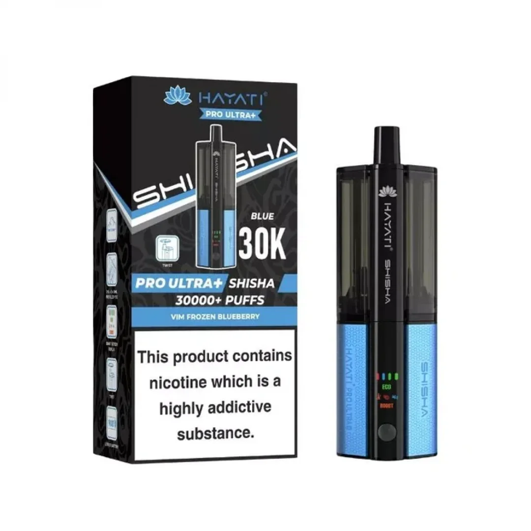 Pre-Order : Hayati Pro Ultra+ Shisha 30K Puffs Vape Kit