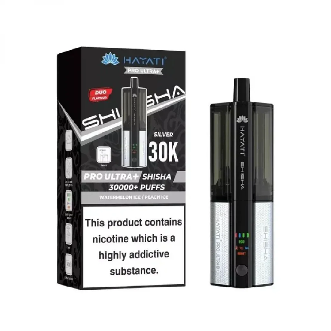 Pre-Order : Hayati Pro Ultra+ Shisha 30K Puffs Vape Kit