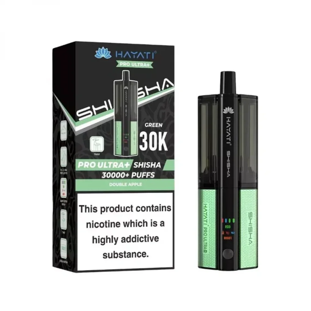 Pre-Order : Hayati Pro Ultra+ Shisha 30K Puffs Vape Kit