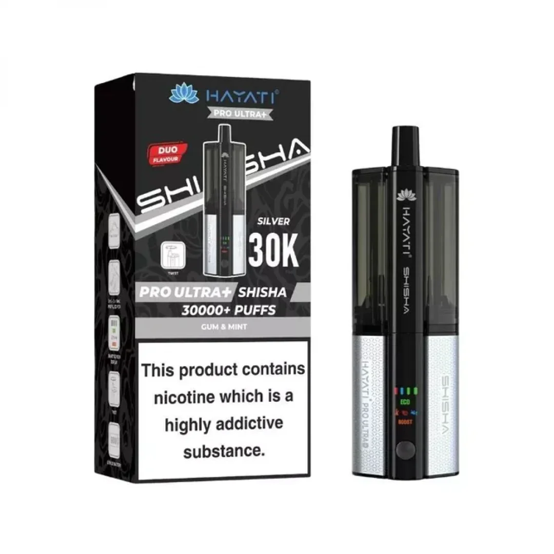 Pre-Order : Hayati Pro Ultra+ Shisha 30K Puffs Vape Kit