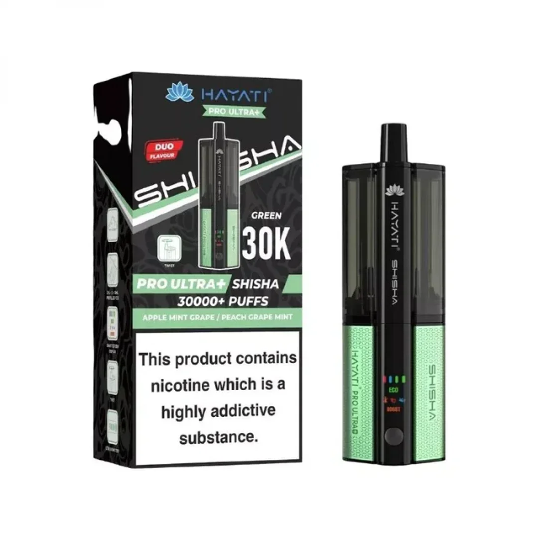 Pre-Order : Hayati Pro Ultra+ Shisha 30K Puffs Vape Kit