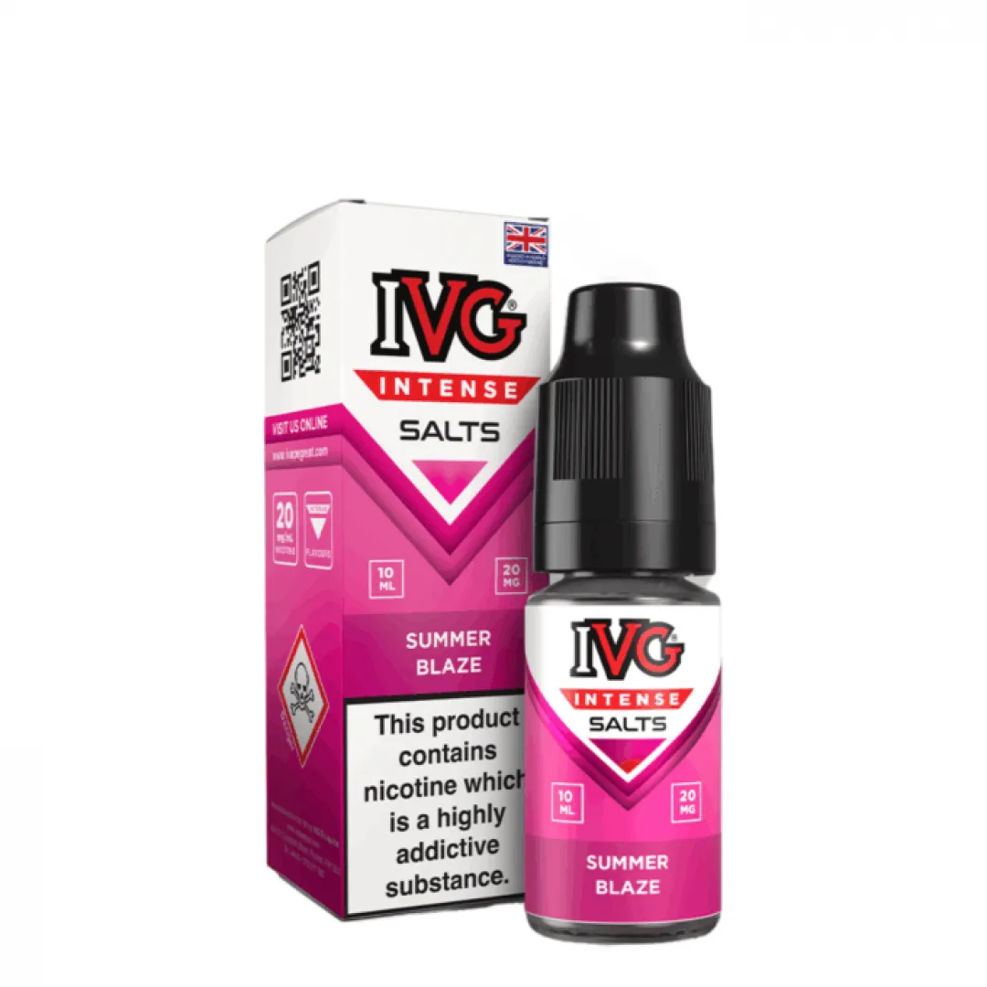 Box of 10 IVG Intense Nic Salts E-Liquid