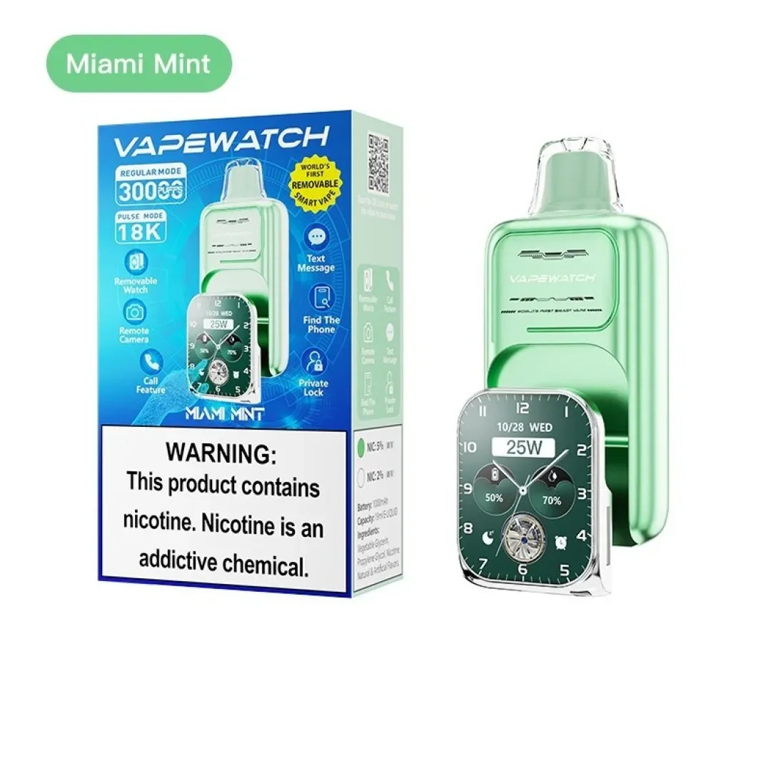 JNR Vape Watch 30K Puffs Disposable Vape (Box Of 5)