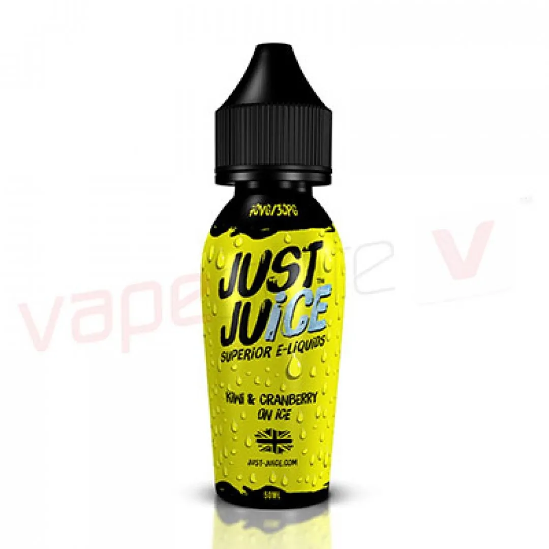 Just Juice Kiwi & Cranberry On Ice 50ml 0mg Shortfill E-Liquid