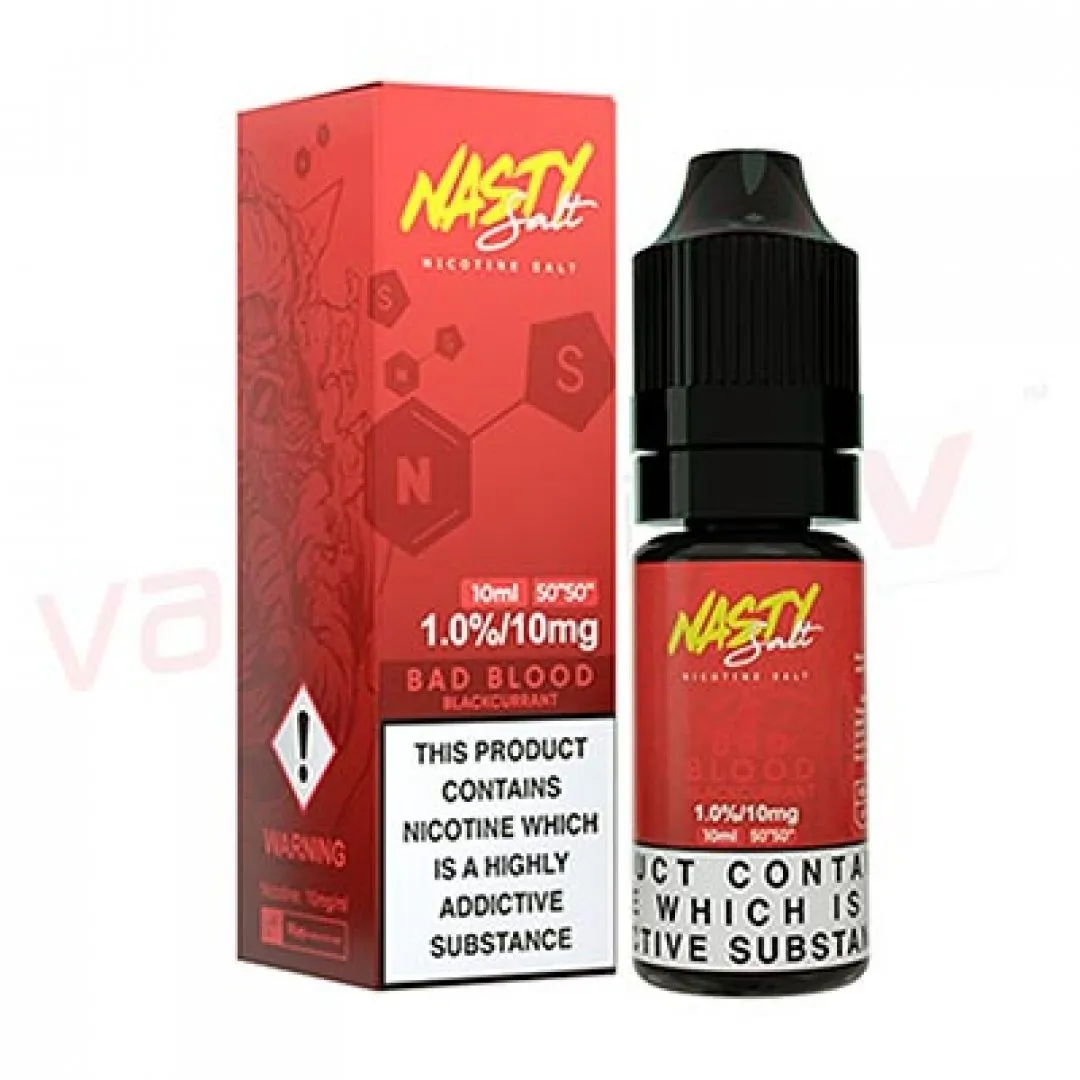 Box of 10 Nasty Salt Bad Blood