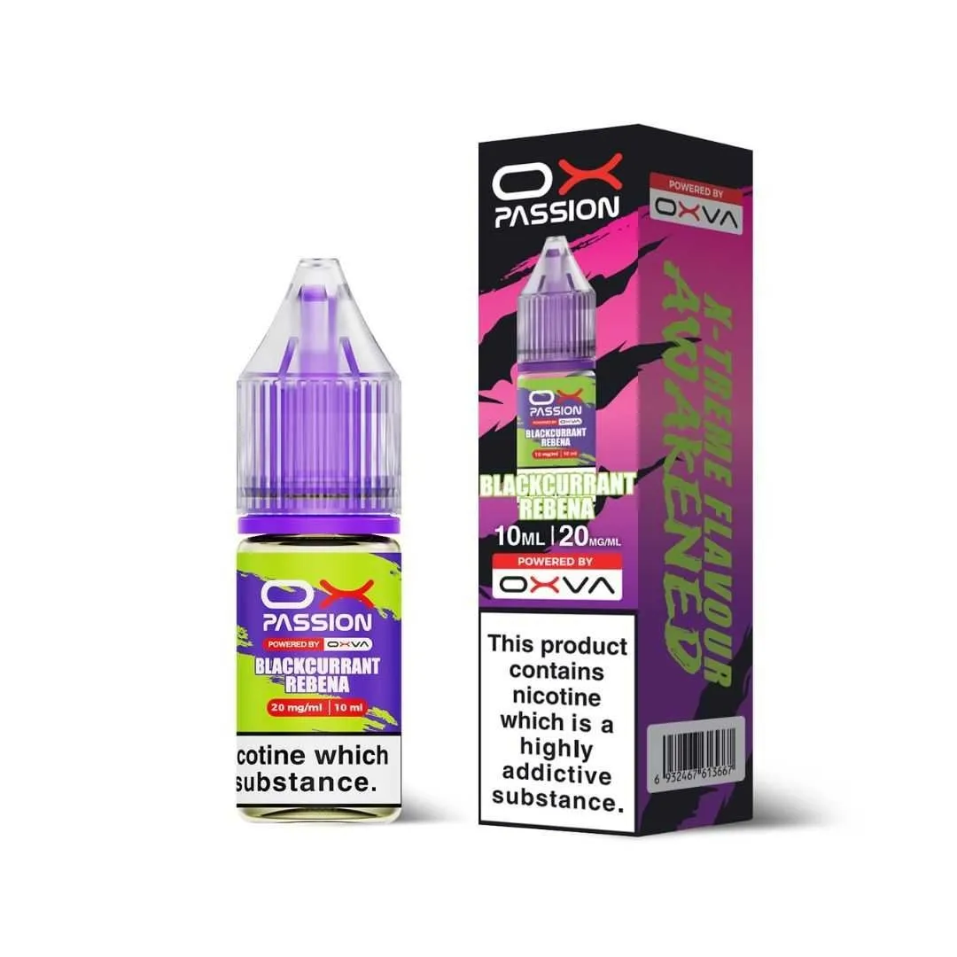 Box of 10 OXVA OX Passion 20mg Nic Salt E-Liquid