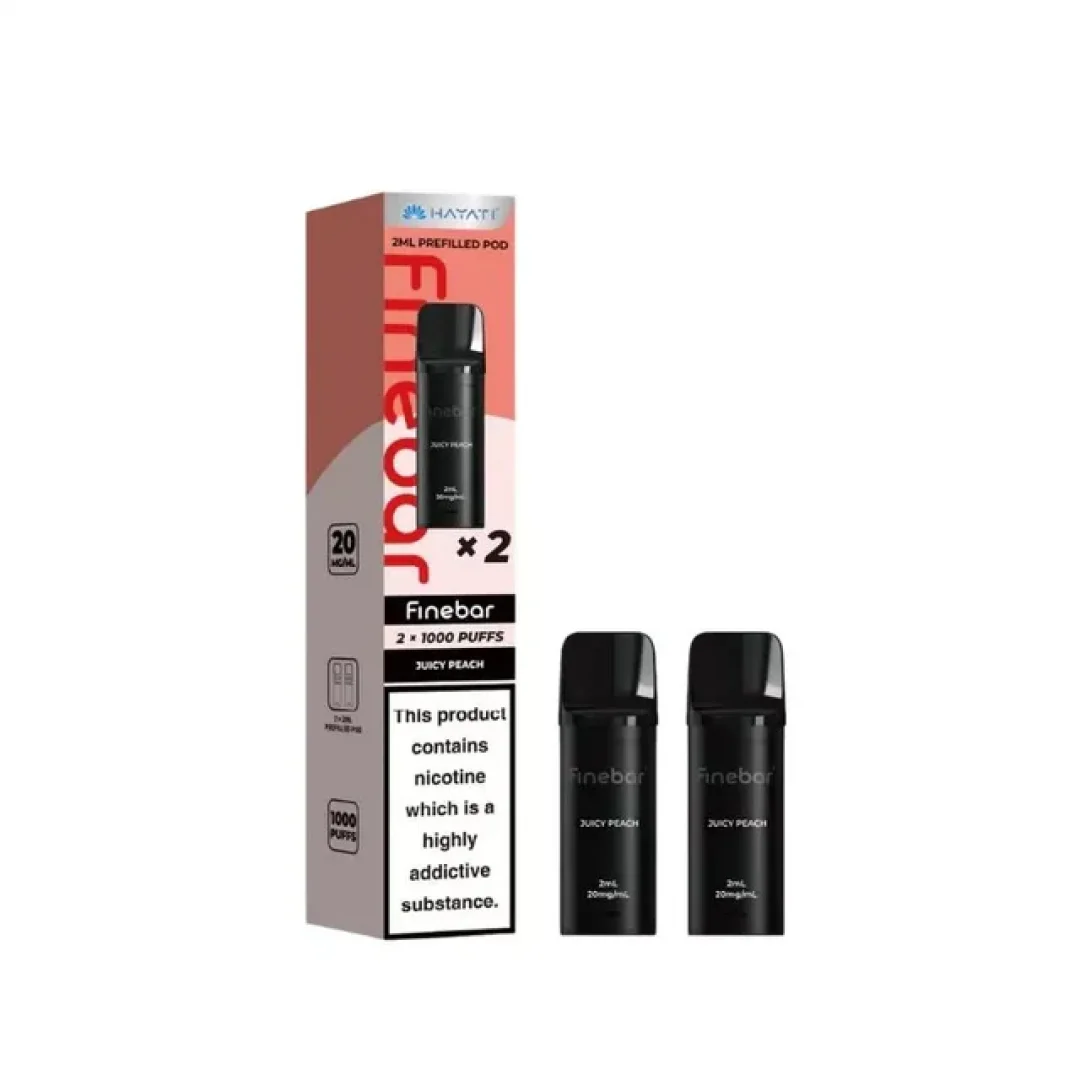 Prefilled Pods For Hayati Finebar 1000 Puffs