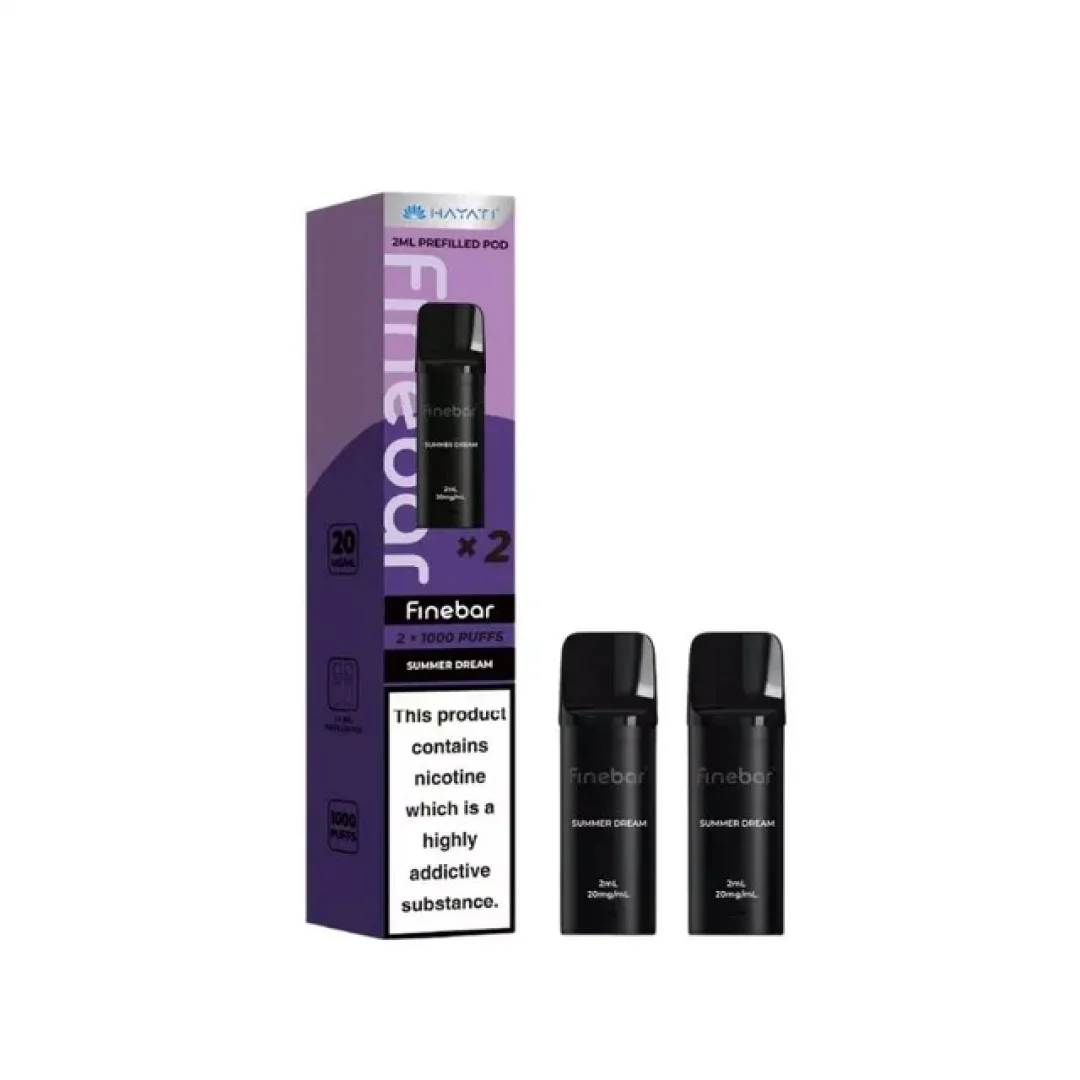 Prefilled Pods For Hayati Finebar 1000 Puffs