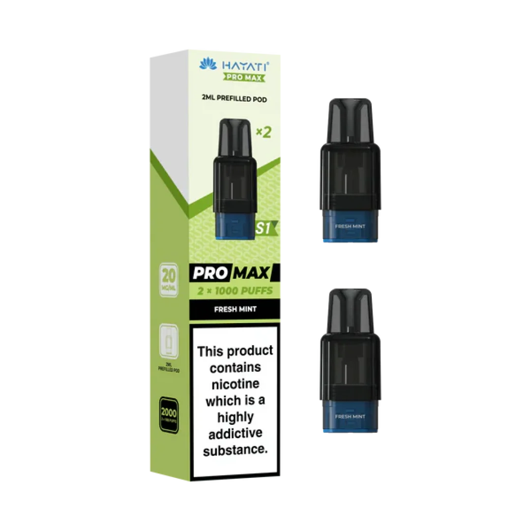 Prefilled Pods For Hayati Pro Max S1