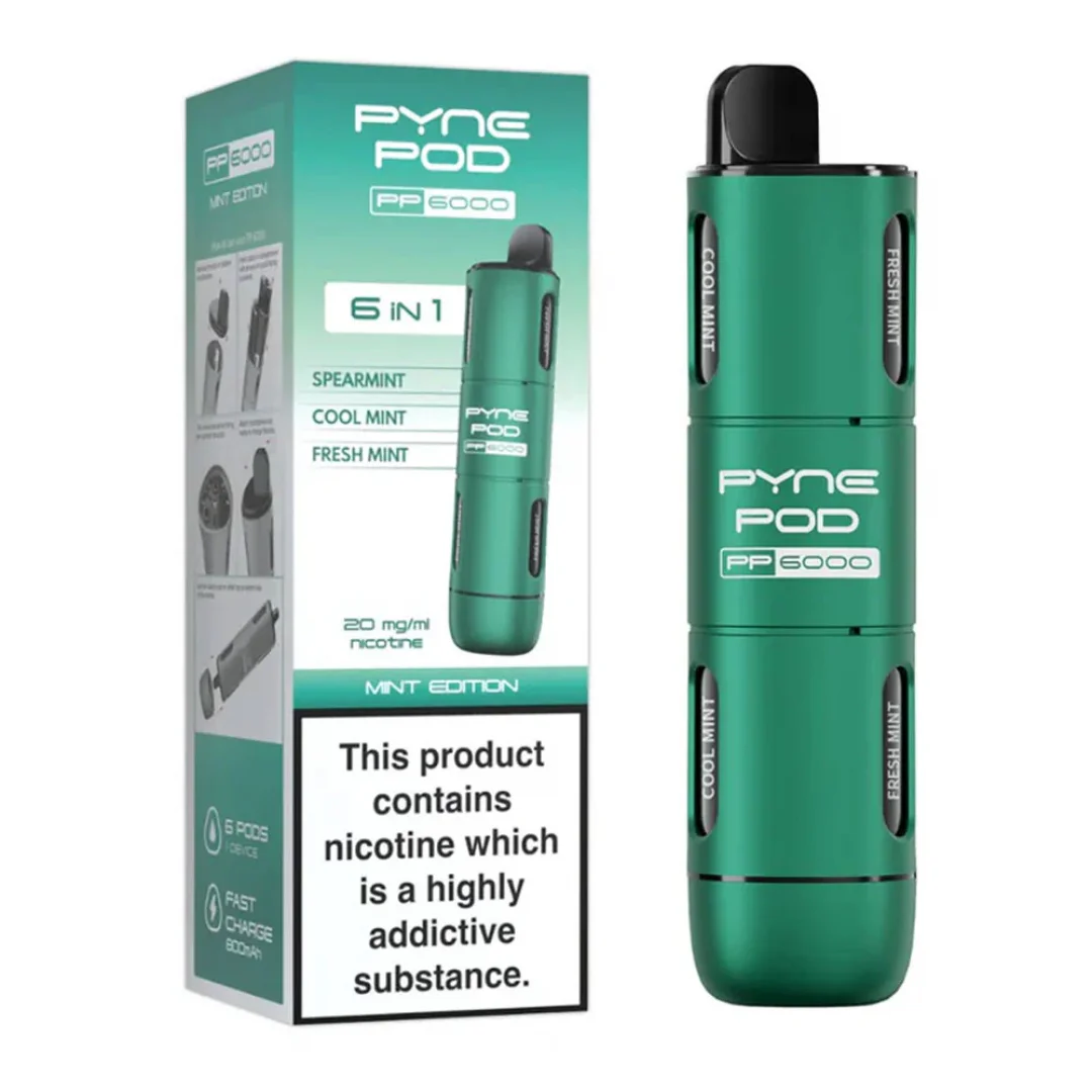 PYNE POD 6-in-1 6000 Puffs Prefilled Vape kit