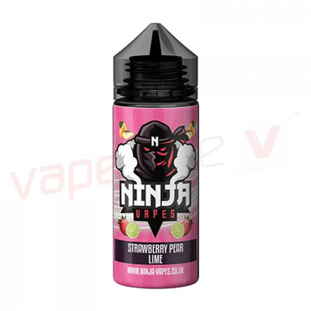 Strawberry Pear Lime 120ml 0mg by Ninja Vapes