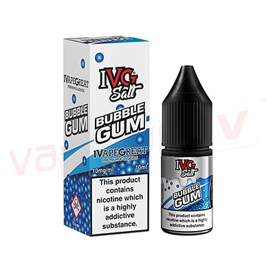 Box of 10 IVG-Bubblegum 10ml Nic Salt E-liquid