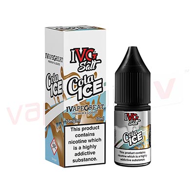 Box of 10 IVG-Cola Ice 10ml Nic Salt E-liquid