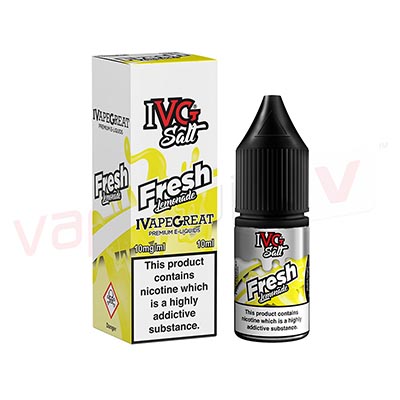 Box of 10 IVG-Fresh Lemonade 10ml E-Liquid