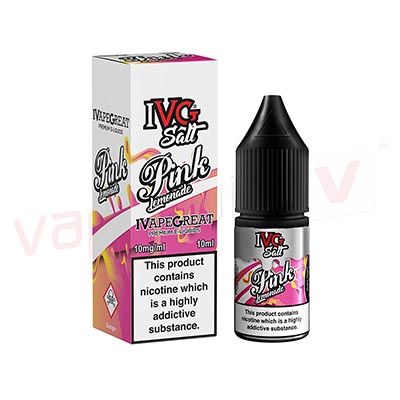 Box of 10 IVG-Pink Lemonade 10ml E-liquids