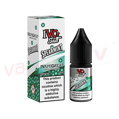 Box of 10 IVG-Spearmint 10ml Nic Salt E-liquid