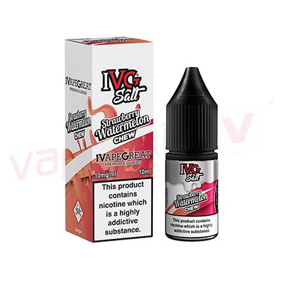 Box of 10 IVG-Strawberry Watermelon 10ml Nic Salt E-liquid