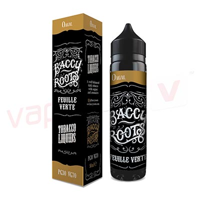 Baccy Roots Feuille Verte 50ml E-liquid