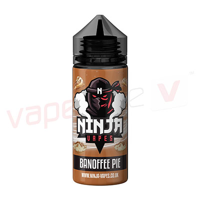 Banoffee Pie by Ninja Vapes 120ml E-Liquid
