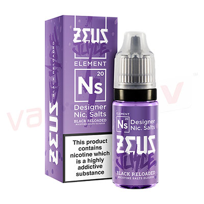 Black Reloaded 10ml 50:50 VG/PG E-liquid