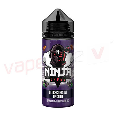 Blackcurrant Aniseed by Ninja Vapes 120ml E-Liquid