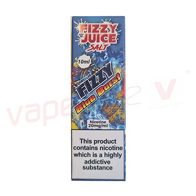 Box of 10 Blue Burst by Fizzy Juice Salt 10ml E-Liquid