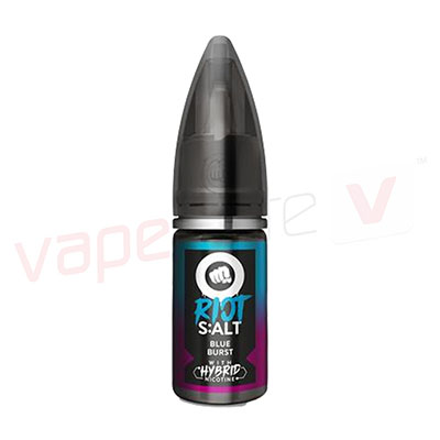 Box of 10 Blue Burst by Riot Salt 10ml E-Liquid