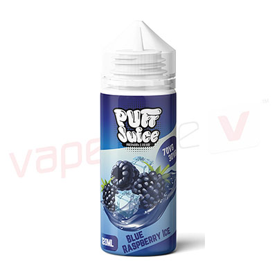 Blue Raspberry Ice 120ml 0mg by Puff Juice