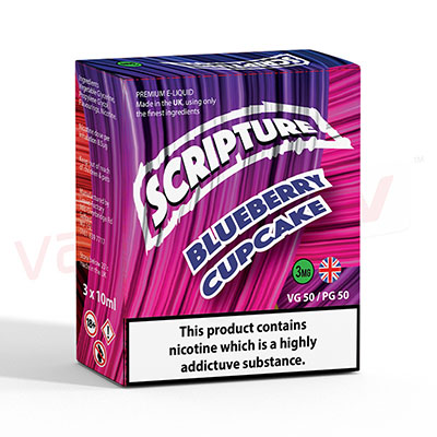 Blueberry Cupcake by Scripture 10ml E-liquid
