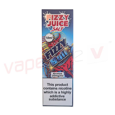 Box of 10 Bull by Fizzy Juice Salt 10ml E-Liquid
