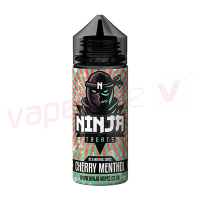 Cherry Menthol  Ice   Menthol Series  by Ninja Treats 120ml E-Liquid