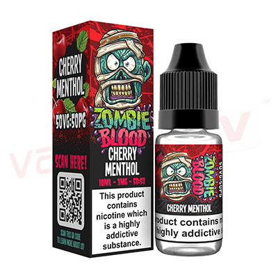 Cherry Menthol by Zombie Blood 10ml E-Liquid