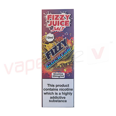 Box of 10 Cocktail by Fizzy Juice Salt 10ml E-Liquid
