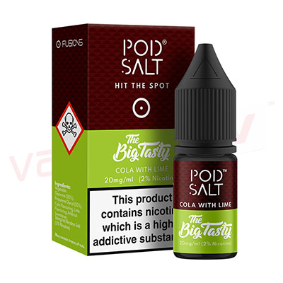 Box of 10 Cola With Lime by Pod Salt 10ml E-liquid