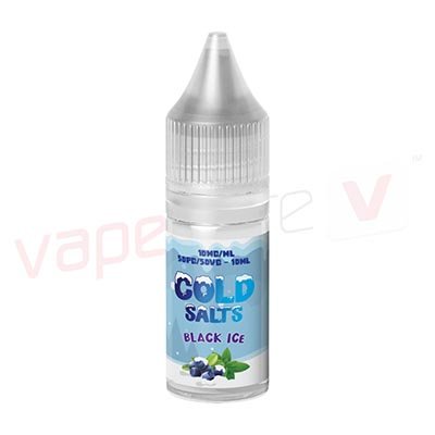 Box of 10 Cold Salts Black Ice 10ml E-liquids