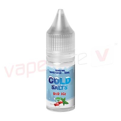 Box of 10 Cold Salts Red Ice 10ml E-liquids