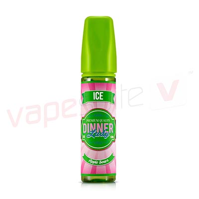 Dinner Lady Ice Apple Sours 50ml 0mg Shortfill